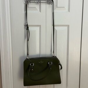 Kate spade hunter green handbag